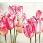 Needleart World İthal Etamin Kiti (Pink Tulips)