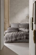 Ranforce Tek Kişilik Nevresim Takımı - Loft Kahve