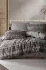 Ranforce Tek Kişilik Nevresim Takımı - Loft Kahve - Görsel 2