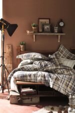 Ranforce Çift Kişilik Nevresim Takımı Northwest Kahve - Görsel 2