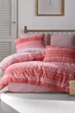 Ranforce Çift Kişilik Nevresim Takımı Loft Pembe - Görsel 2