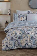 Ranforce Çift Kişilik Nevresim Takımı Branco Lacivert - Görsel 2