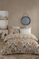 Ranforce Tek Kişilik Nevresim Takımı - Branco Kahve