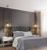 Line Yatak Örtüsü Takımı Çift Kişilik (İndigo Çift Taraflı)