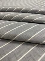 Line Yatak Örtüsü Takımı Tek Kişilik (Gri Çift Taraflı) - Görsel 3