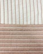 Line Yatak Örtüsü Takımı Çift Kişilik (Pudra Pembe Çift Taraflı) - Görsel 2