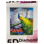 HI STONE 5D Boncuk Elmas İşleme Goblen (50X65) Tavus Kuşu