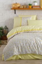 Cotton Life Çift Kişilik Nevresim Takımı - Lolie Sarı - Görsel 2