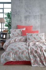 Cotton Life Tek Kişilik Nevresim Takımı - Bella Coral