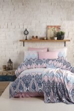 Cotton Life Tek Kişilik Nevresim Takımı Mabel Pembe