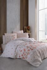 Cotton Life Çift Kişilik Nevresim Takımı - Rose Kahve