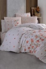 Cotton Life Çift Kişilik Nevresim Takımı - Rose Kahve - Görsel 2