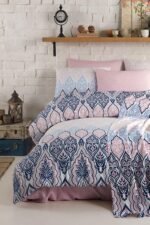 Cotton Life Tek Kişilik Nevresim Takımı Mabel Pembe - Görsel 2