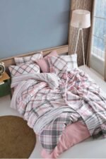 Cotton Life Çift Kişilik Nevresim Takımı - Nero Pembe - Görsel 2