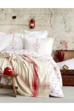 Karaca Home Alles Mercan Tek Kişilik Nevresim Jakar Pike Takımı