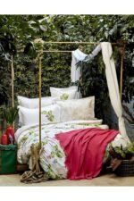 Karaca Home Havana Yeşil Çift Kişilik Nevresim&jakar Pike Takımı