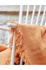 Karaca Home Tek Kişilik Paradise Oranj Nevresim Jakar Pike Takımı - Görsel 2